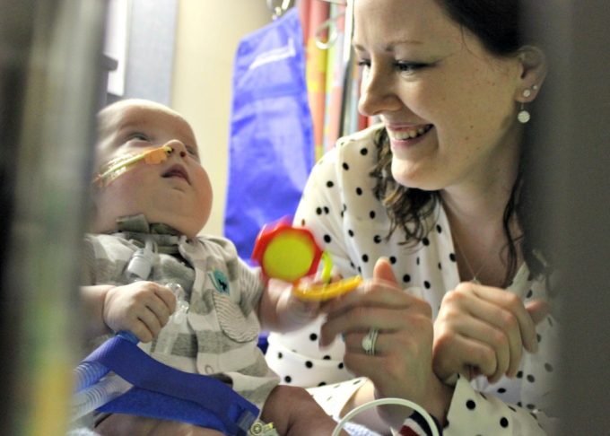Eamonn was born prematurely at 25 weeks, and spent the following 160 days in the NICU before transferring to Franciscan Children's for pulmonary rehabilitation.