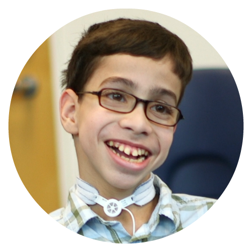 Kevin is a student at the Kennedy Day School at Franciscan Children's