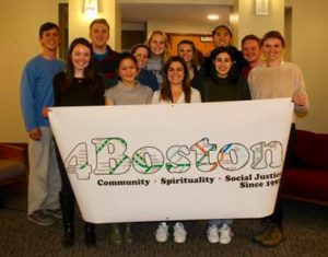 Boston College Students, Volunteers